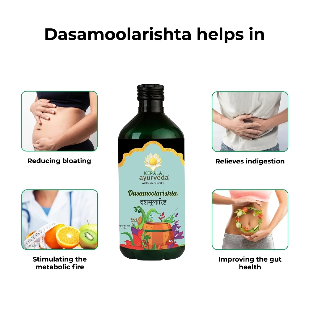 Kerala Ayurveda Dasamoolarishtam, 450 ml-4.webp